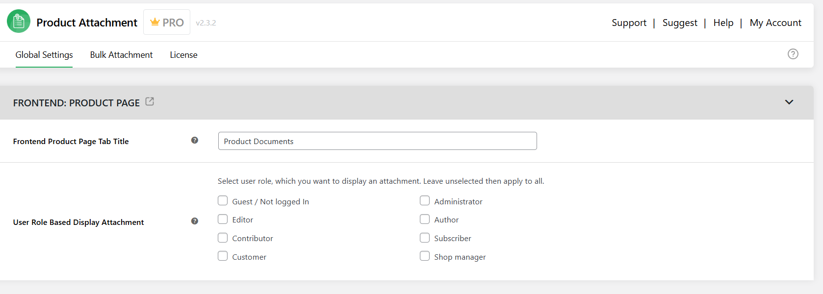 WooCommerce product documents - 1