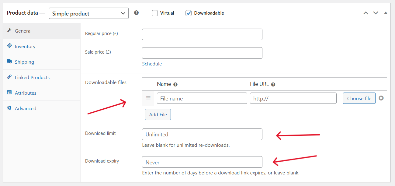 add documents to WooCommerce products - default workaround 2