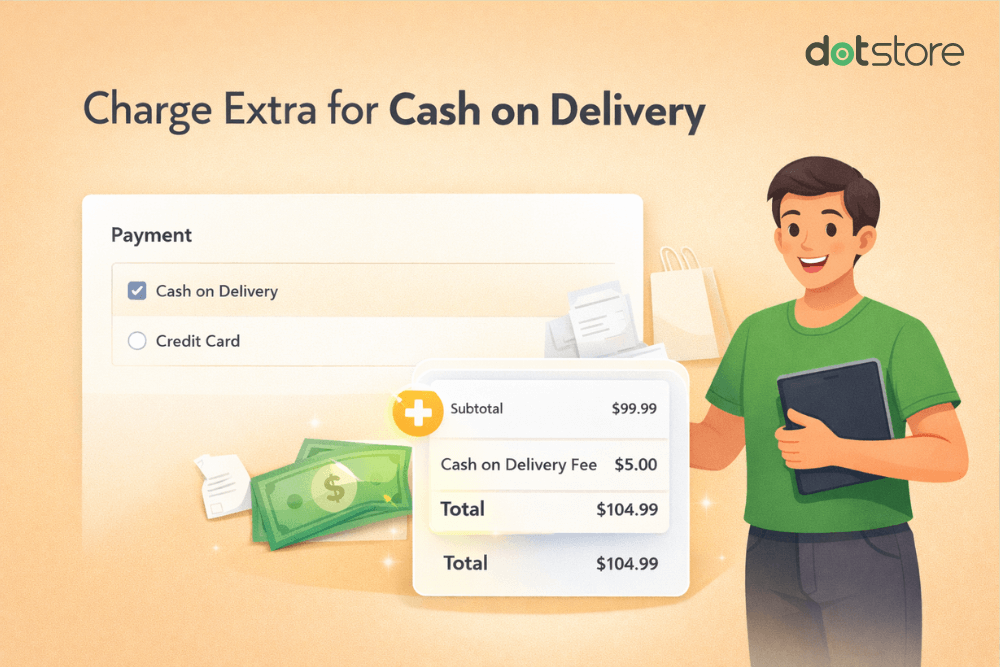 how to add cash on delivery charges in woocommerce - featured image
