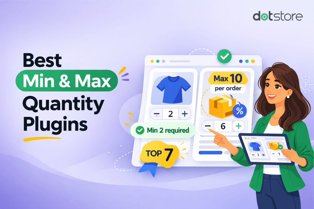 7 Best WooCommerce Min Max Quantity Plugins (Free & Paid) - featured image