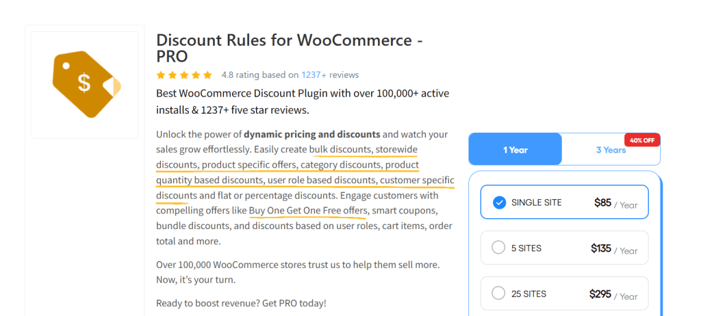 Discount Rules for WooCommerce by flycart
