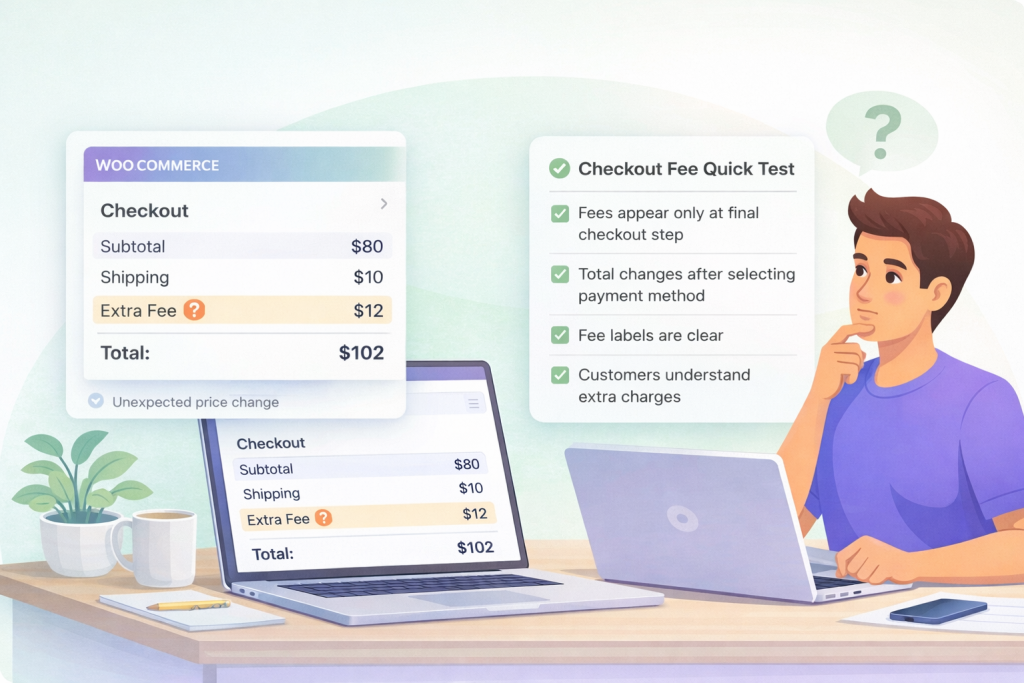 Extra Fee at checkout Quiz