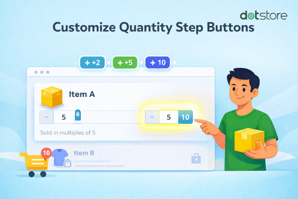 How to customize WooCommerce quantity increment buttons (Tutorial) - featured image