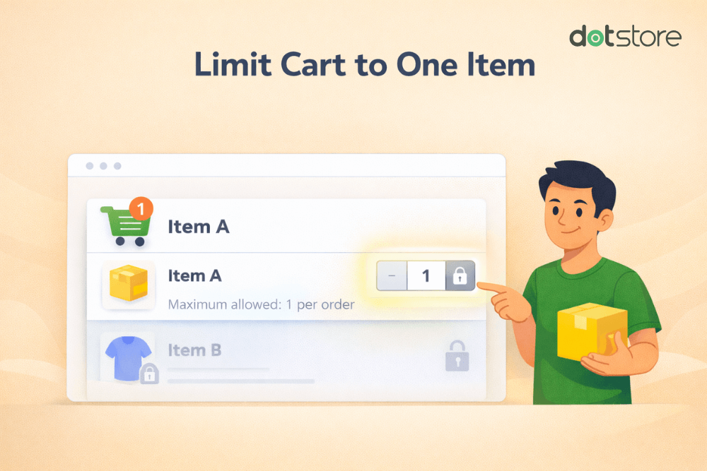 How to limit the cart quantity to 1 in WooCommerce - featured image