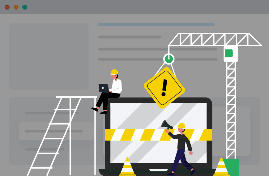 Website Maintenance Banner