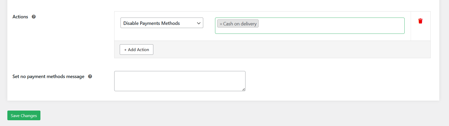 Dotstore Conditional Payments for WooCommerce - setup 3