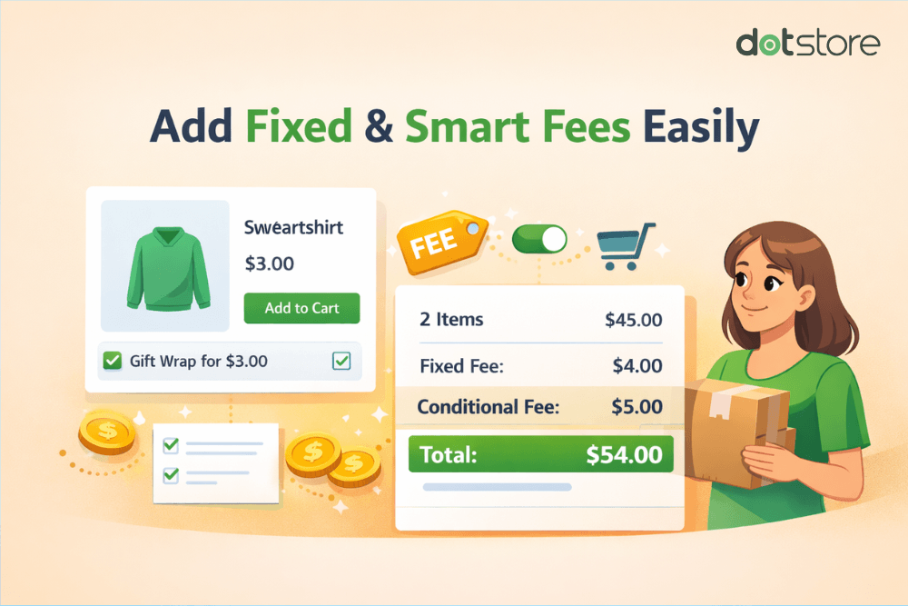How to add fixed and conditional fees in WooCommerce - WooCommerce add fee featured image