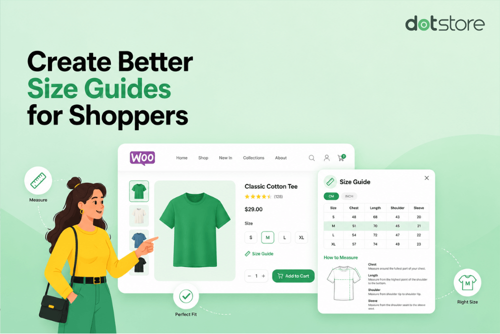 how to set size guide in WooCommerce