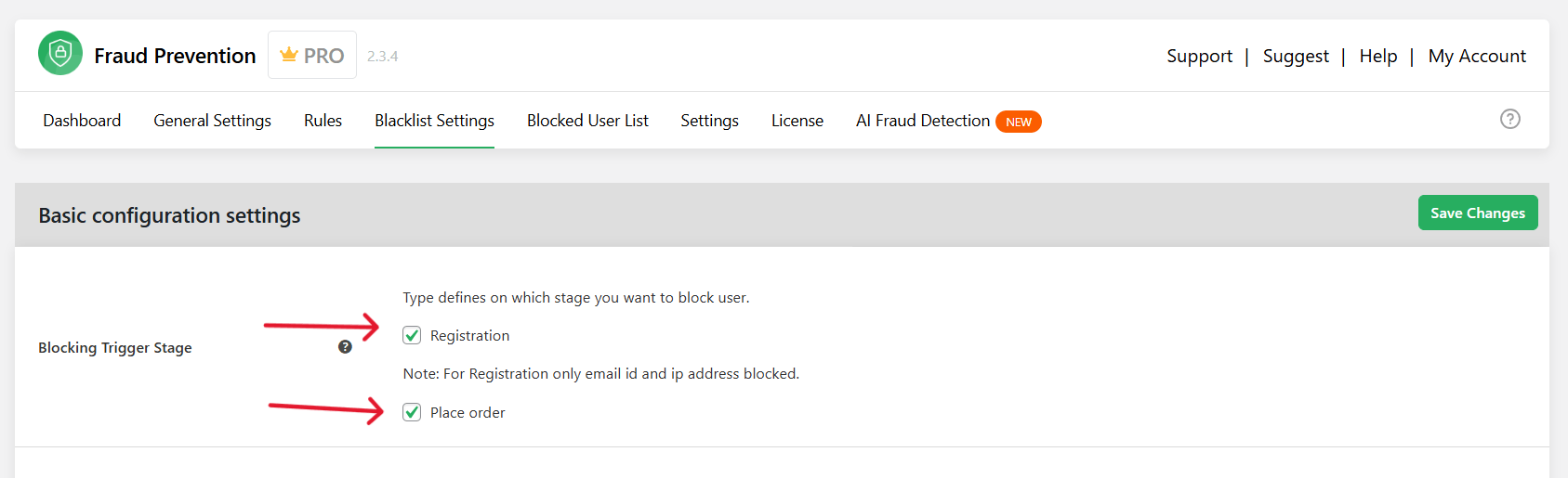 block IP address WooCommerce