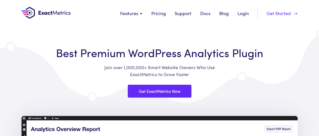 best WooCommerce Google Analytics plugin - ExactMetrics