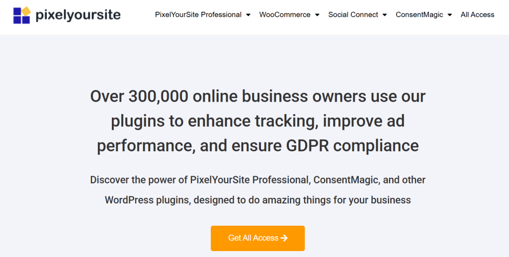 best WooCommerce Google Analytics plugin - PixelYourSite