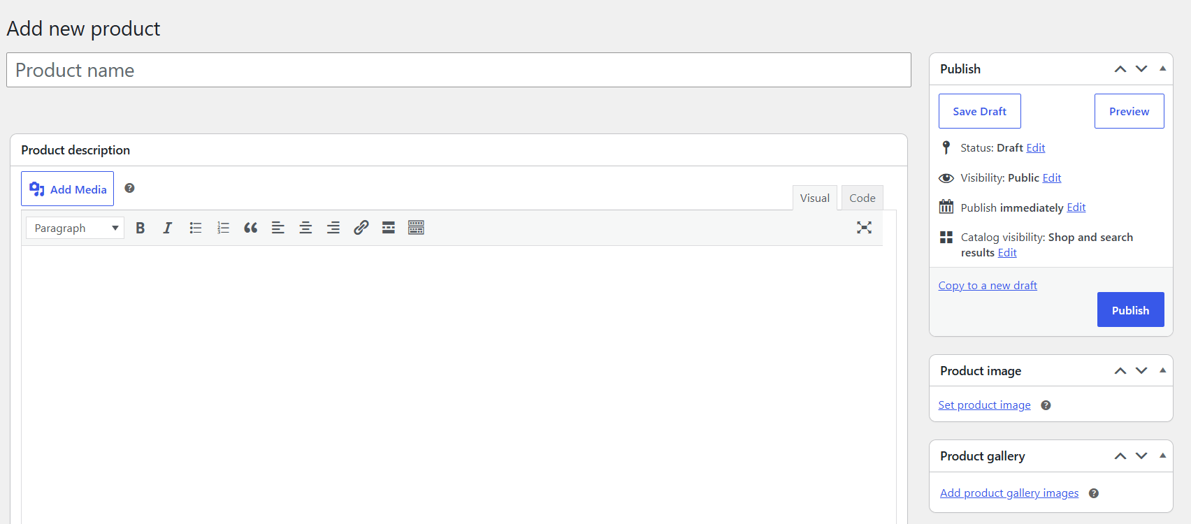 Add a WooCommerce product- 1