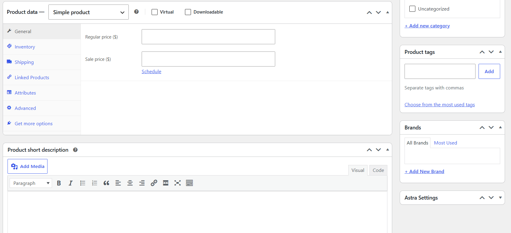 Add a WooCommerce product- 2