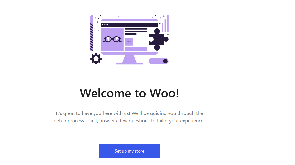 WooCommerce setup wizard 1