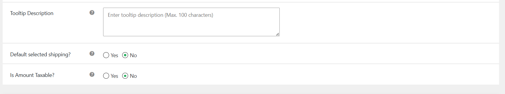 shipping cost per product woocommerce - setup 2