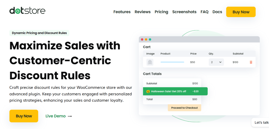 Dotstore WooCommerce Dynamic Pricing and Discount Rules plugin