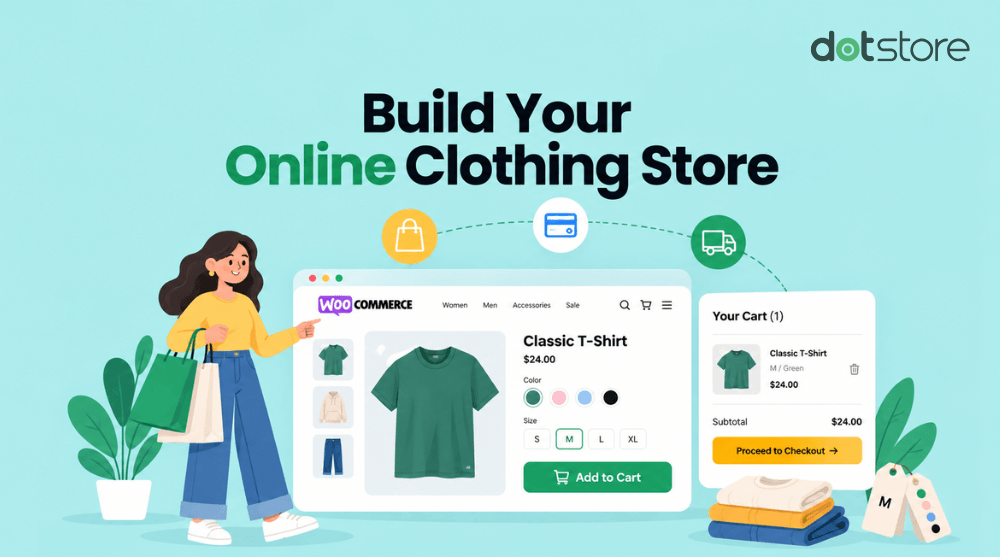 How to sell clothes online with WooCommerce - featured image