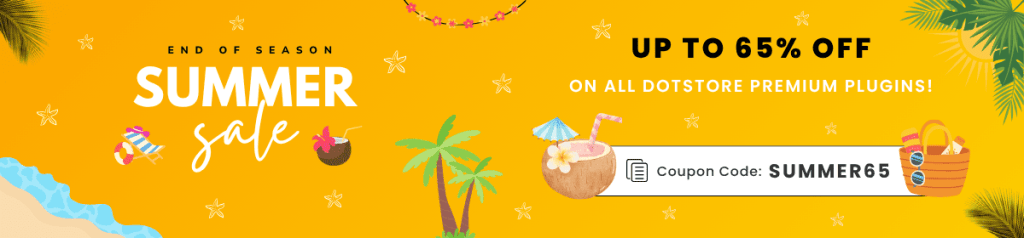 Landing page price box summer offers banner