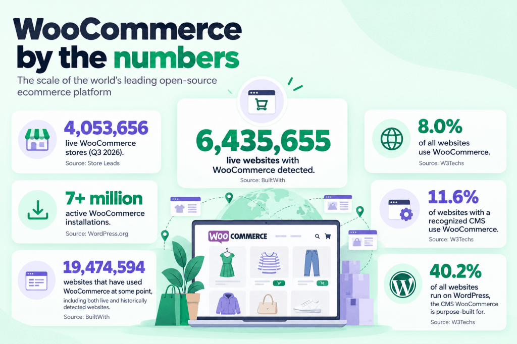 WooCommerce statistics 2025 2026