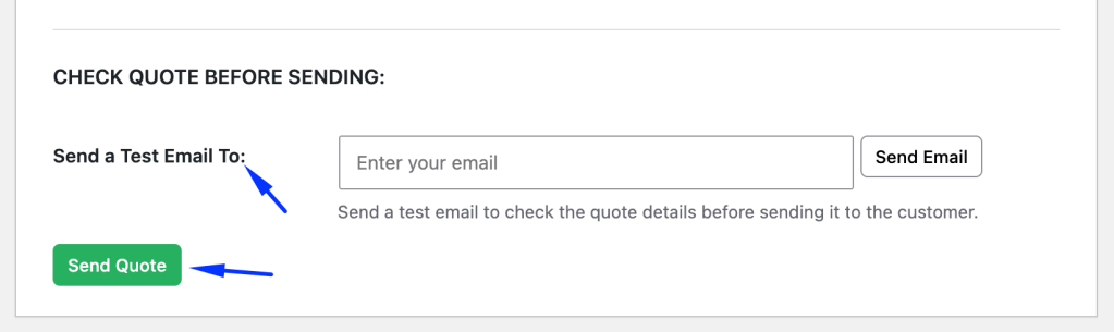 Create and Send the Quote