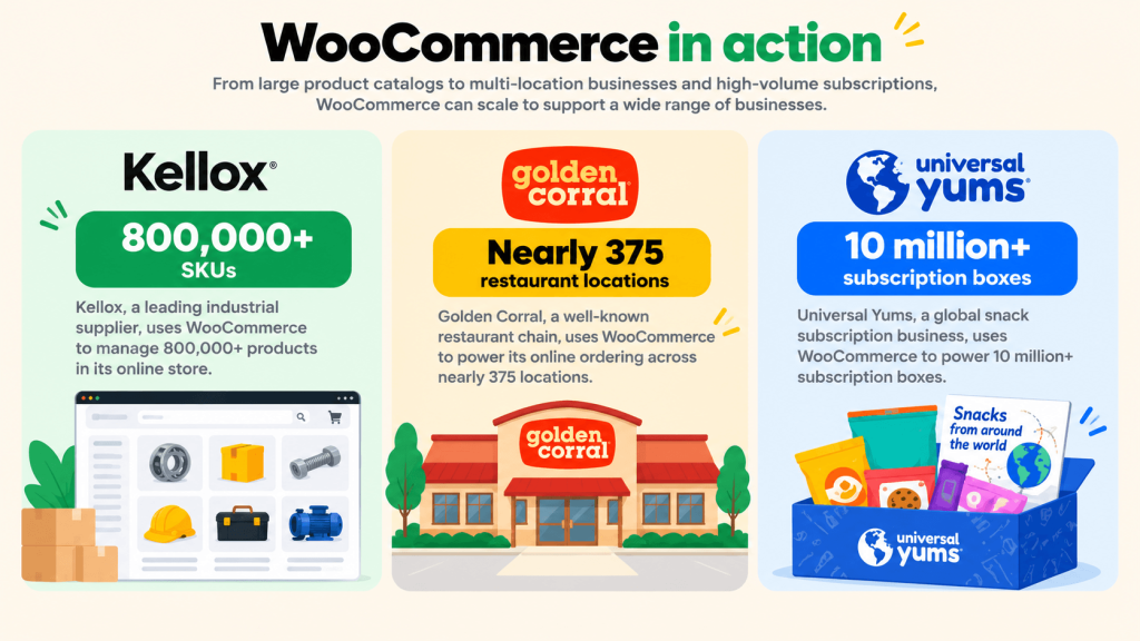 examples of WooCommerce stores