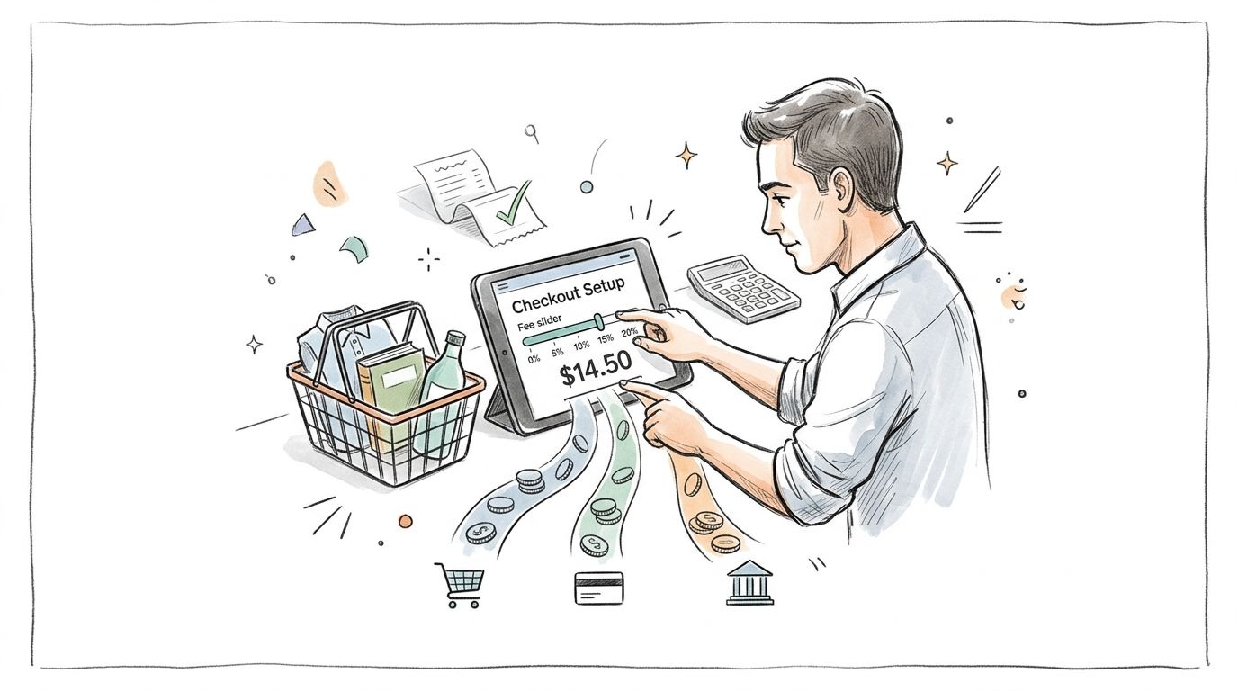 shopify checkout fees checkout setup