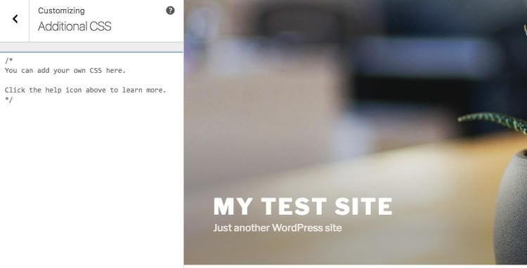 11 Amazing New Features in WordPress 4.7 9 Custom CSS and Live Previews