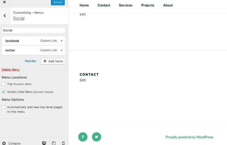 11 Amazing New Features in WordPress 4.7 11 Navigation Menus and Social Media Links