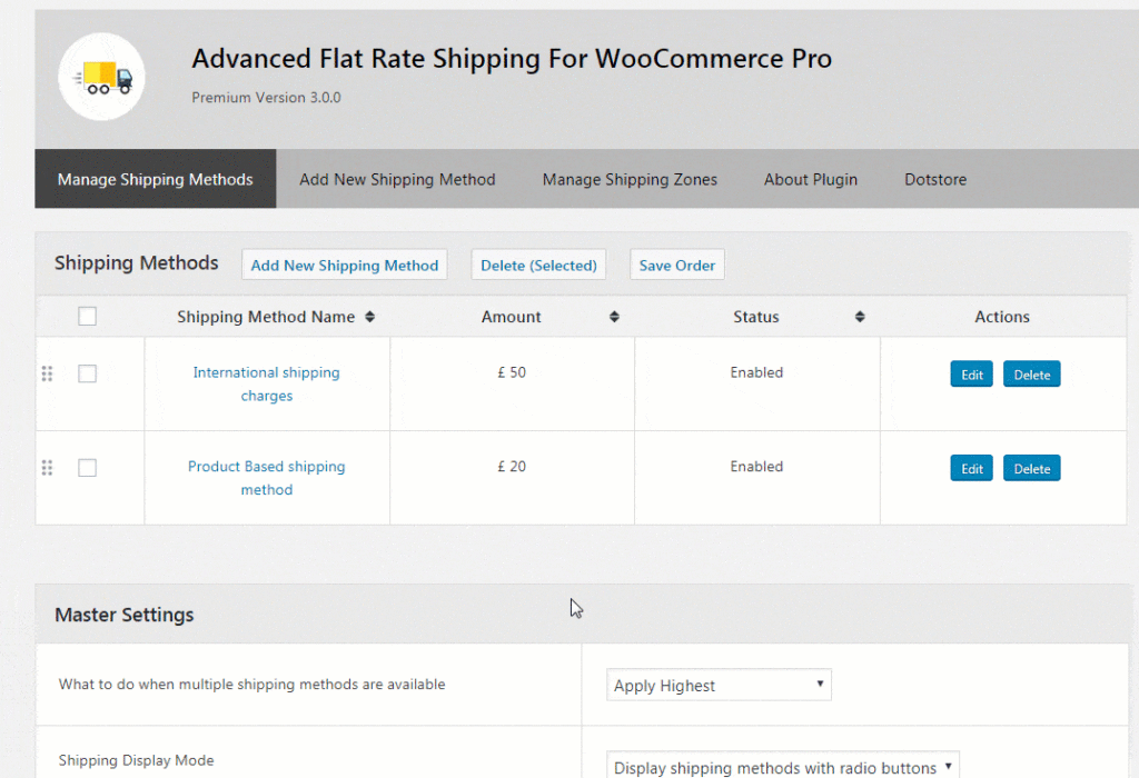 Advanced Flat Rate Shipping 2017