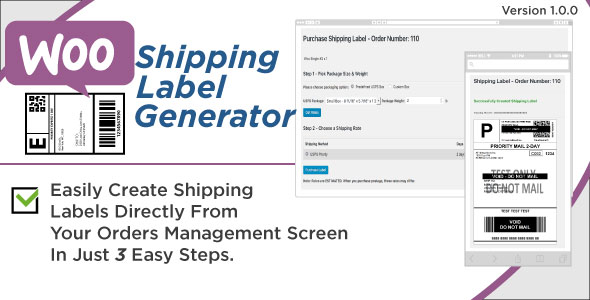 19. WooCommerce Shipping Label Generator plugin