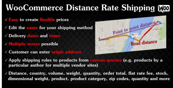 13. WooCommerce Distance Rate Shipping plugin