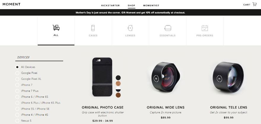 How do you know its time to move to another eCommerce Platform? This post will help you decide 4 Moment Lens