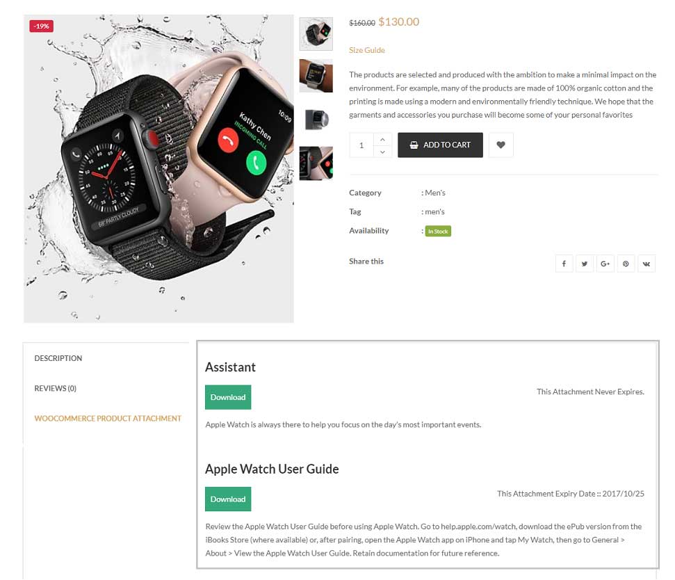 WooCommerce Product Attachment Instantly 2017