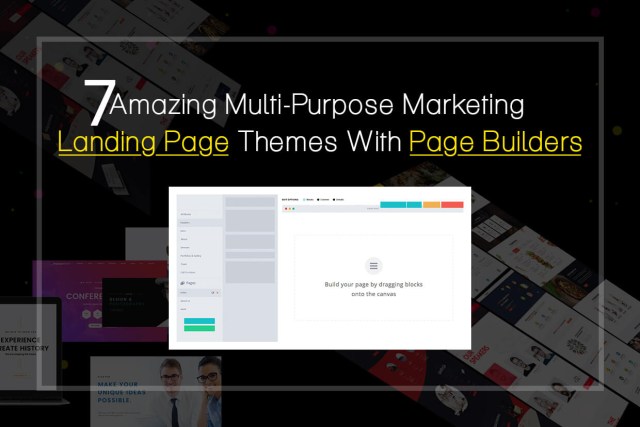 7 Amazing Multi-purpose Marketing Landing Page themes with Page Builders