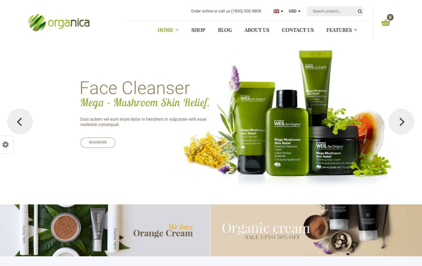30 Best eCommerce WordPress Themes Powered by WooCommerce 14 Screen Shot 2018 03 05 at 4.21