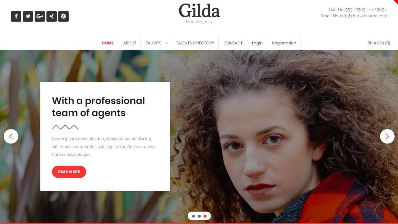 04 Gilda Best Amazing Fashion WordPress Themes