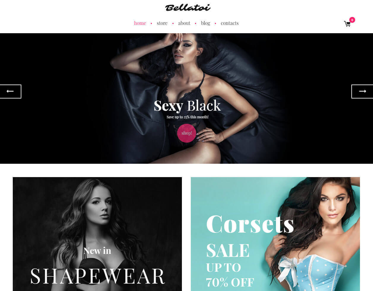 13 Bellatoi Best Amazing Fashion WordPress Themes 1