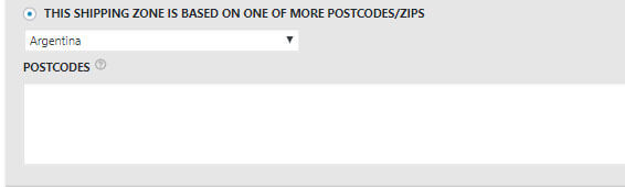 How to set up WooCommerce shipping method based on Zone? 6 Postcode based zone