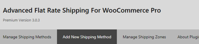 Add new shipping method rule