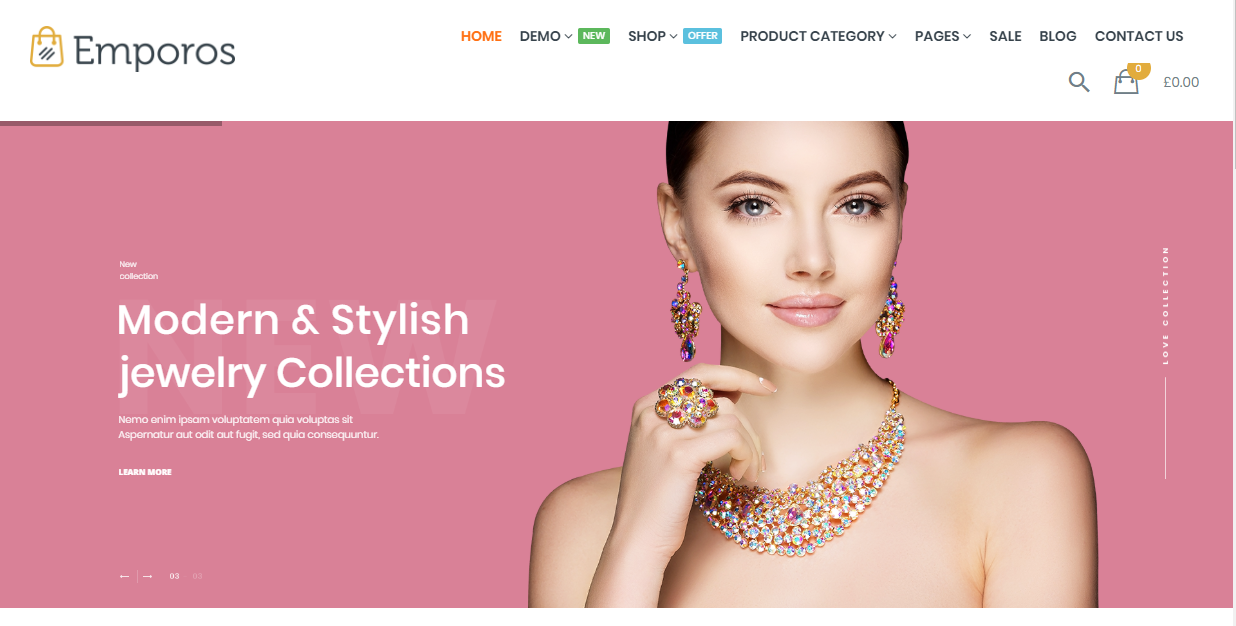 25 Best jewelry WordPress themes by dotstore2