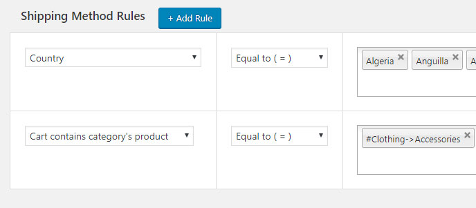How do I set up category based flat rate shipping method in WooCommerce store33