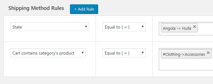 How do I set up category based flat rate shipping method in WooCommerce store34