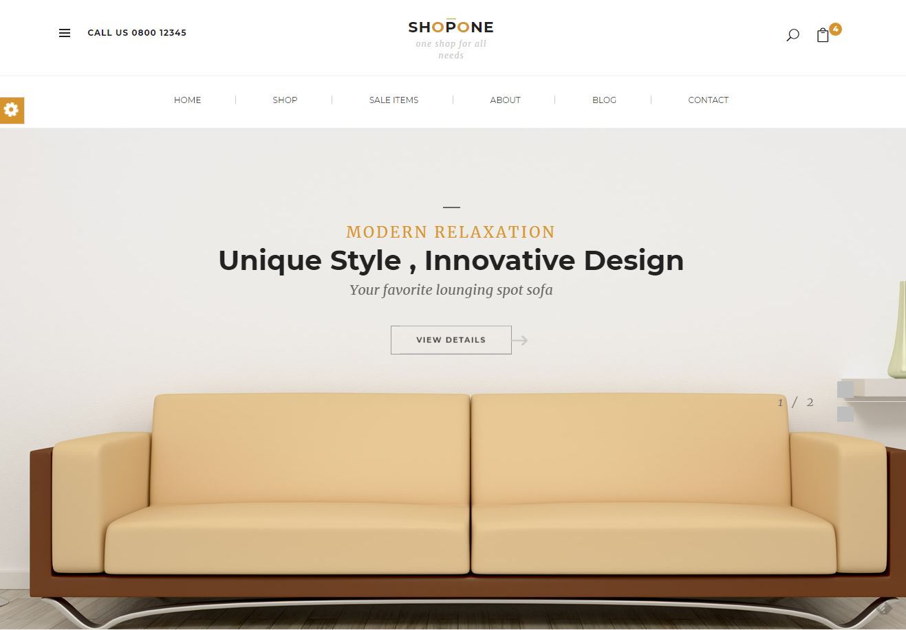 25 Latest Furniture WordPress Themes for Manufacturers, Stores and Interior Designers in 2018 16 ShopOne theme