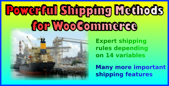 Powerful Shipping Methods for WooCommerce