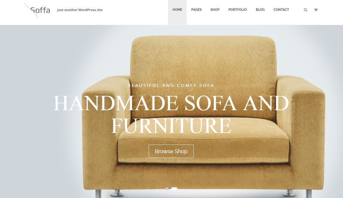 25 Latest Furniture WordPress Themes for Manufacturers, Stores and Interior Designers in 2018 9 soffa