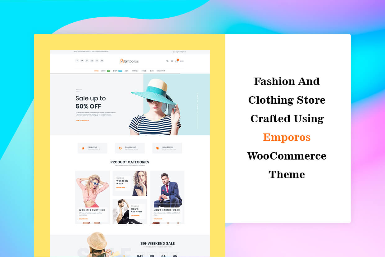 Case Study: Fashion and Clothing Store Crafted using Emporos WooCommerce Theme
