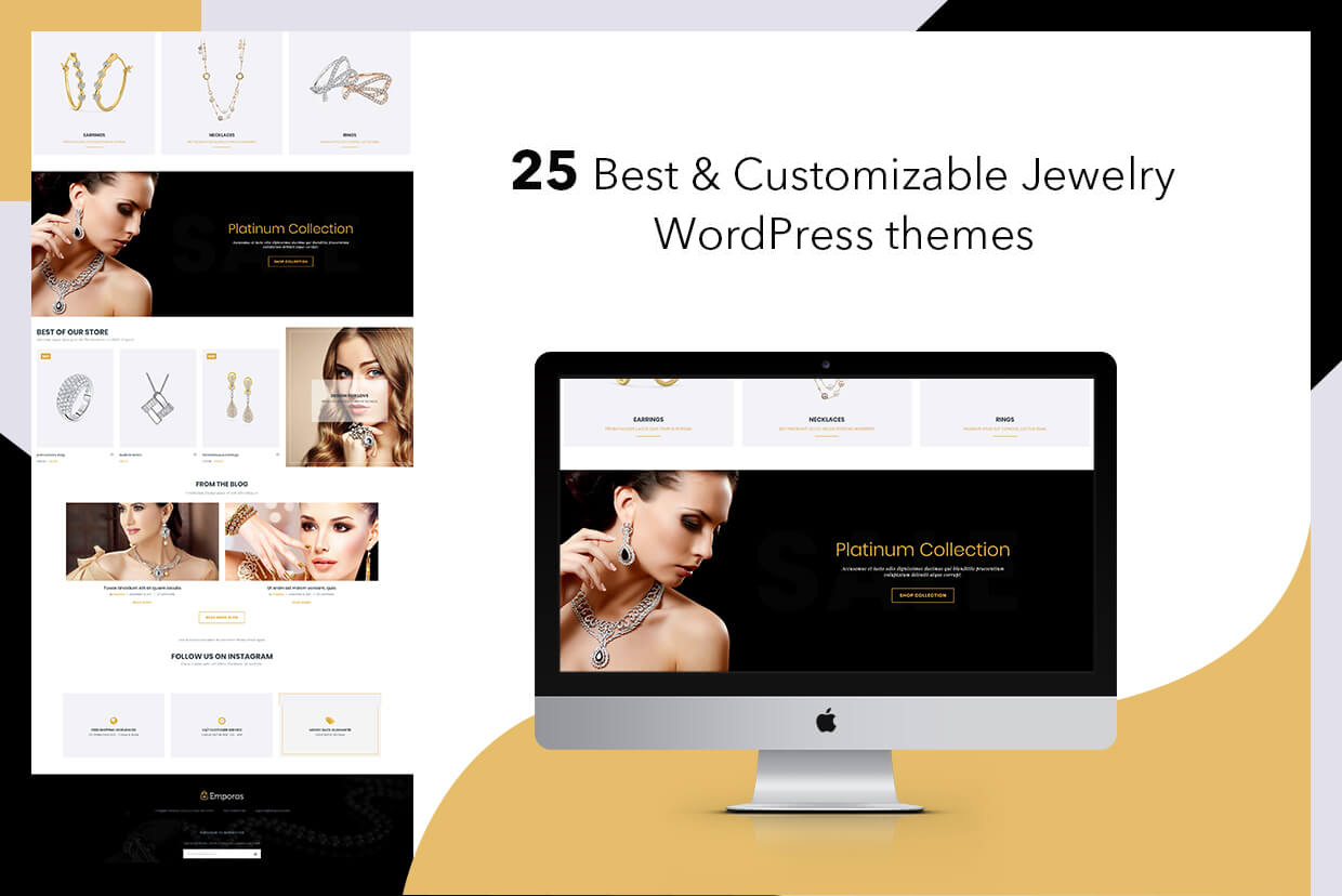 25 Best & Customizable Jewelry WordPress themes of the Year