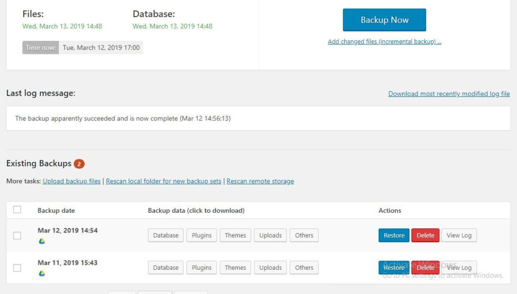 Top 10 WordPress Plugins 7 08 updraft plus