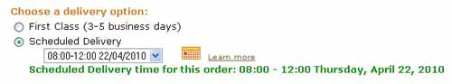How Customer Expectations Should Impact your Shipping Options? 3 choose a delivery option.