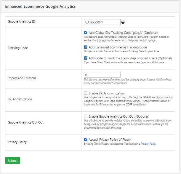 07 Enhanced Ecommerce Google Analytics Plugin for WooCommerce